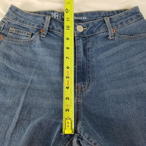 No Boundaries Jeans Juniors Size 5 High Rise Womens Slim Straight Leg Blue Denim - Picture 4 of 12
